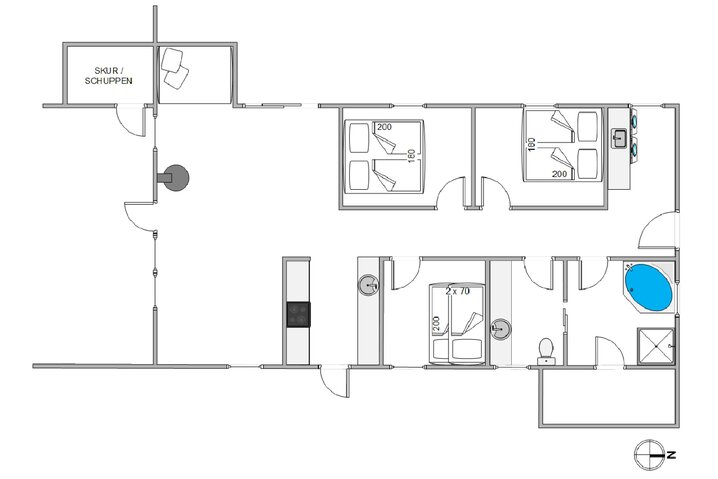 Ferienhaus J6025 in Sneppedalen 80, Houvig - Bild #13