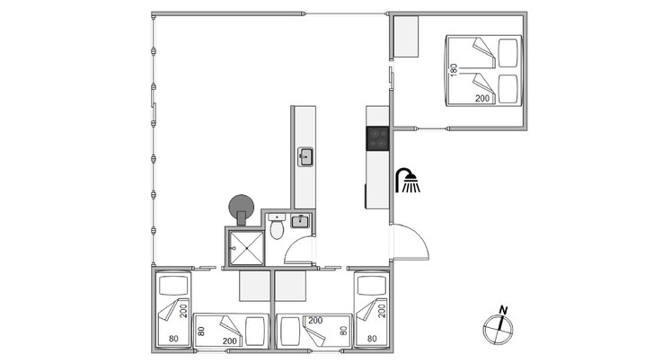 Sommerhus J6075 på Skovdalen 8, Houvig - Billede #13