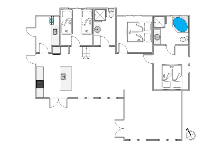 Ferienhaus J6138 in Mågedalen 10, Houvig - Bild #13