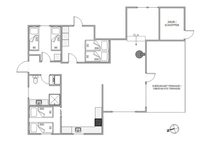 Ferienhaus J6193 in Sortebærdalen 59, Houvig - Bild #13