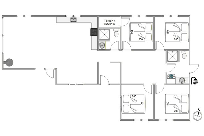 Ferienhaus J6244 in Sneppedalen 34, Houvig - Bild #13