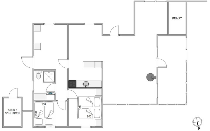 Ferienhaus J6247 in Sortebærdalen 61, Houvig - Bild #13