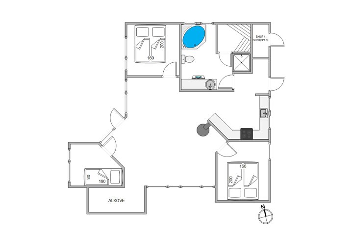 Ferienhaus J6281 in Klægdalen 20, Houvig - Bild #13