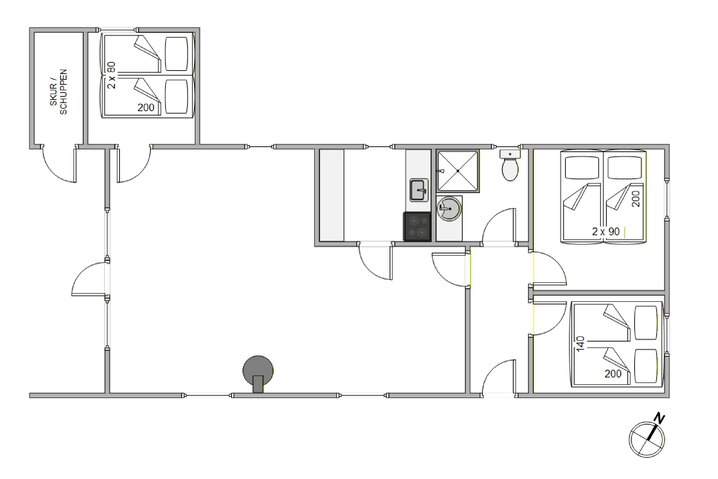 Ferienhaus J6288 in Sneppedalen 41, Houvig - Bild #13