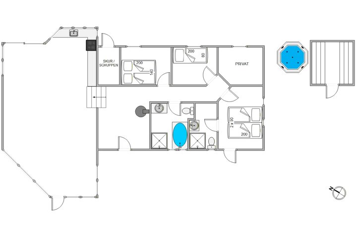 Ferienhaus J6306 in Sortebærdalen 37, Houvig - Bild #13