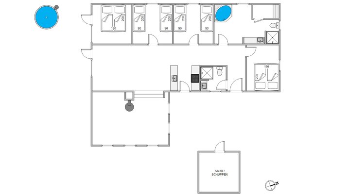 Ferienhaus J6354 in Krylen 11, Houvig - Bild #13