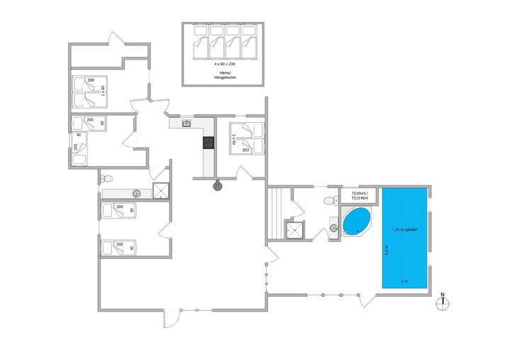 Ferienhaus J6361 in Krylen 1, Houvig - Bild #13