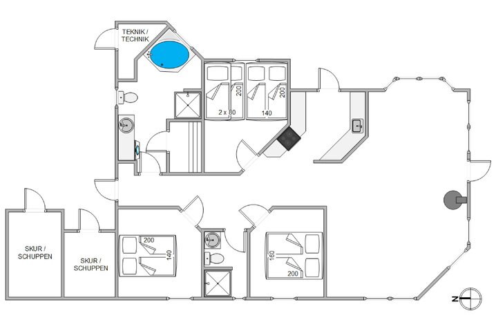 Ferienhaus J6424 in Troldedalen 37, Houvig - Bild #13