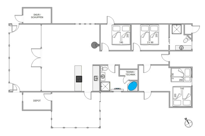 Sommerhus J6425 på Mågedalen 30, Houvig - Billede #13