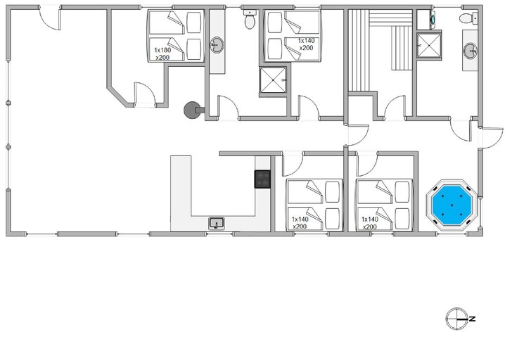 Ferienhaus J6434 in Skovdalen 12, Houvig - Bild #13