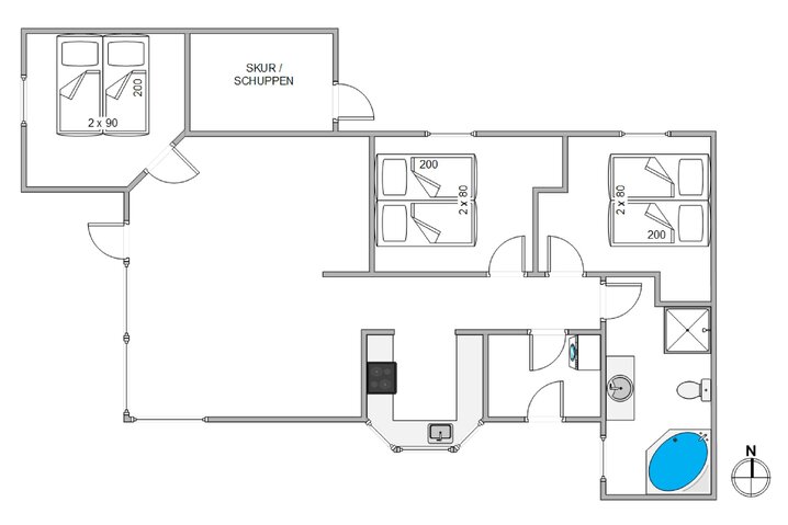Sommerhus J6489 på Krogen 39, Houvig - Billede #13