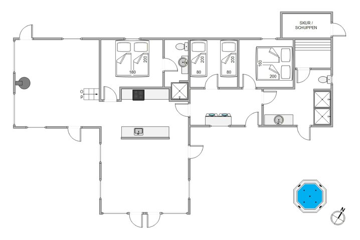 Ferienhaus J6518 in Sneppedalen 72, Houvig - Bild #13
