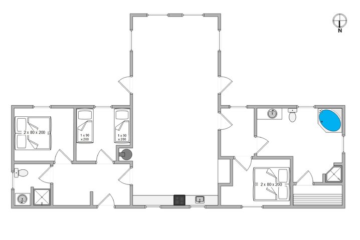 Ferienhaus J6579 in Krogen 37, Houvig - Bild #13