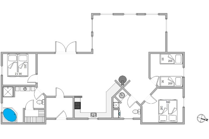 Ferienhaus J6597 in Krylen 31, Houvig - Bild #13