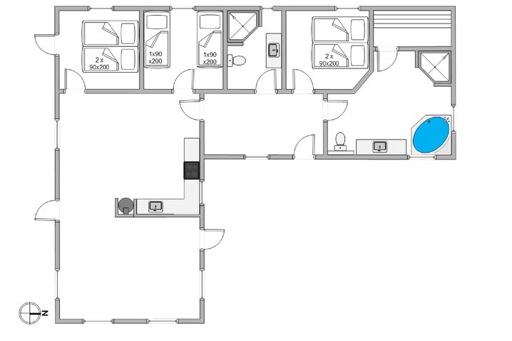 Ferienhaus J6634 in Skovdalen 15, Houvig - Bild #13