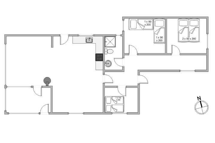Ferienhaus J6641 in Spættedalen 10, Houvig - Bild #13