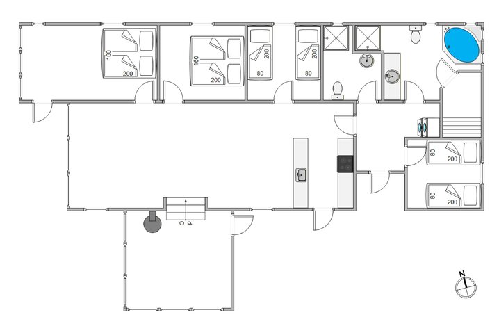 Sommerhus J6675 på Sortebærdalen 39, Houvig - Billede #13