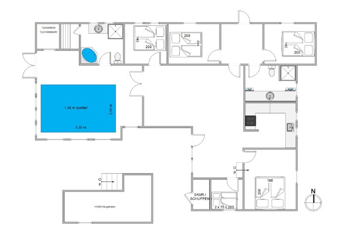 Ferienhaus J6690 in Sortebærdalen 35, Houvig - Bild #13