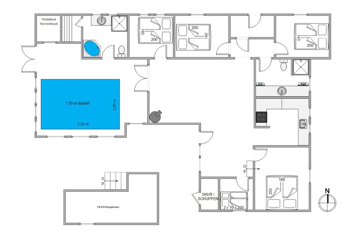 Ferienhaus J6690 in Sortebærdalen 35, Houvig - Bild #13