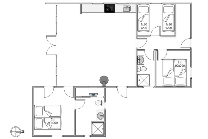 Ferienhaus J6723 in Sneppedalen 1, Houvig - Bild #13