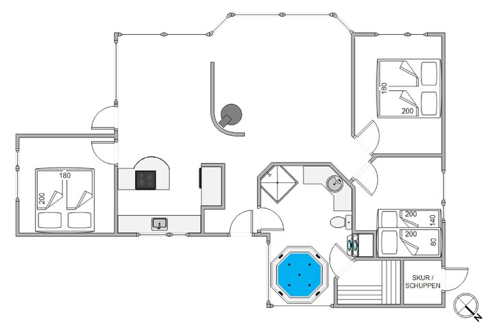 Ferienhaus J6737 in Lærkedalen 21, Houvig - Bild #12