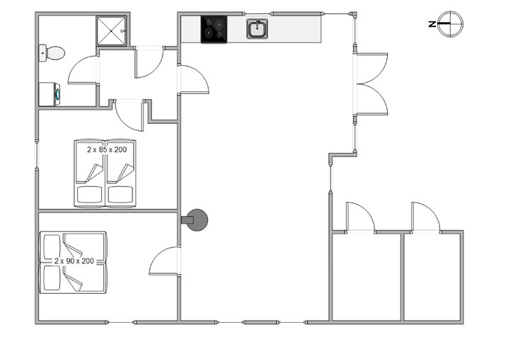 Ferienhaus J6745 in Mågedalen 58, Houvig - Bild #13