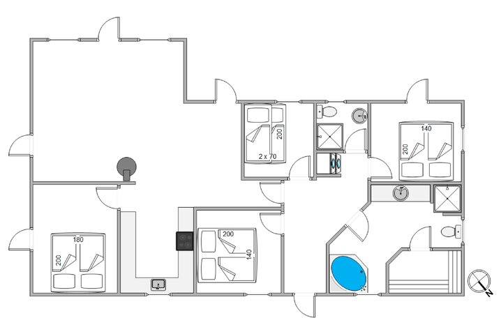 Ferienhaus J6747 in Esebjergvej 61, Houvig - Bild #13