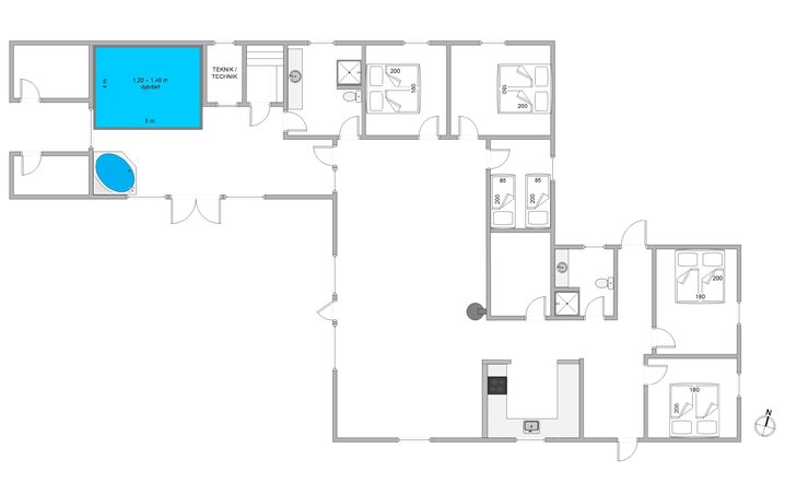 Ferienhaus J6753 in Klægdalen 17, Houvig - Bild #13