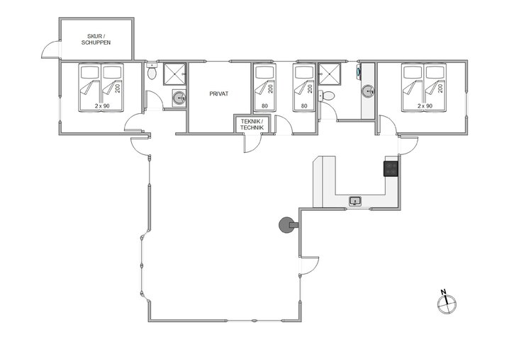 Ferienhaus J6765 in Ternedalen 17, Houvig - Bild #4