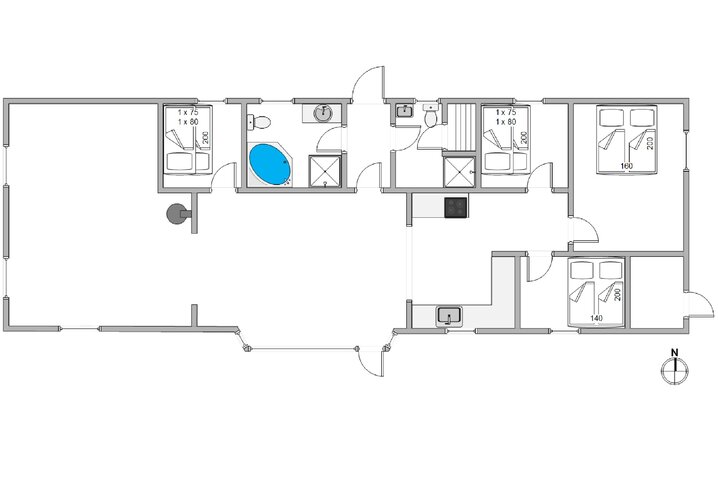 Ferienhaus J6768 in Troldedalen 17, Houvig - Bild #13