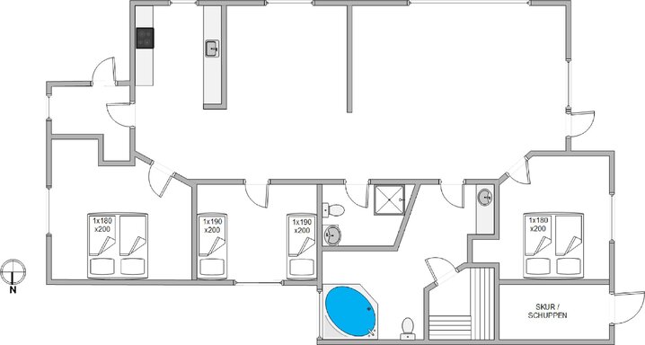Ferienhaus J6953 in Skovdalen 10, Houvig - Bild #13