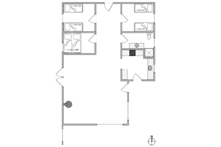 Ferienhaus J6961 in Klægdalen 4, Houvig - Bild #13