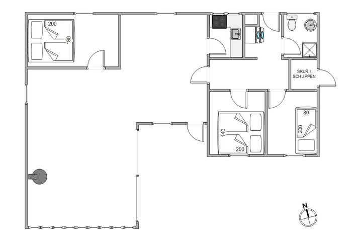 Ferienhaus J6968 in Lærkedalen 56, Houvig - Bild #13