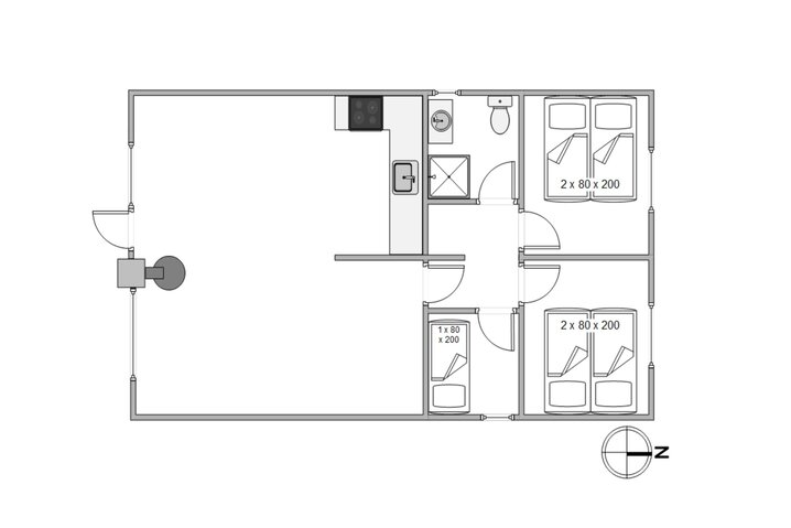 Ferienhaus J6974 in Sortebærdalen 55, Houvig - Bild #13