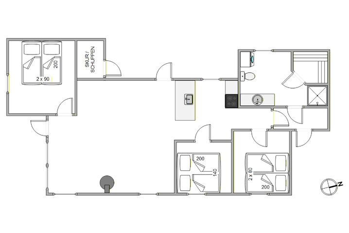 Ferienhaus JJ1000 in Klitdalen 11, Houvig - Bild #5