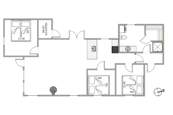 Sommerhus JJ1000 på Klitdalen 11, Houvig - Billede #5