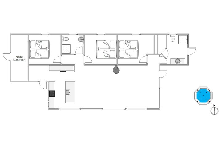 Ferienhaus JJ1046 in Lærkedalen 38, Houvig - Bild #13