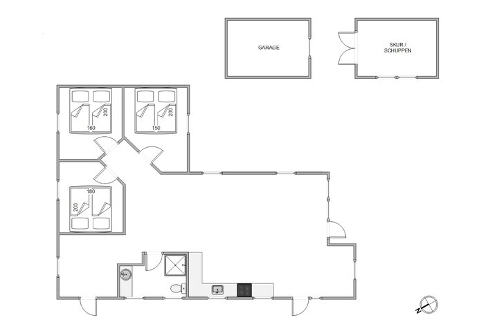 Ferienhaus JJ1091 in Sortebærdalen 57, Houvig - Bild #13