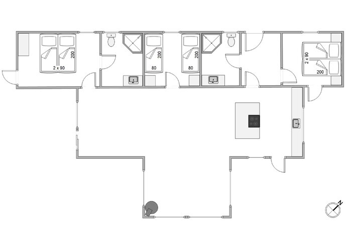 Sommerhus JJ1143 på Krogen 73, Houvig - Billede #13