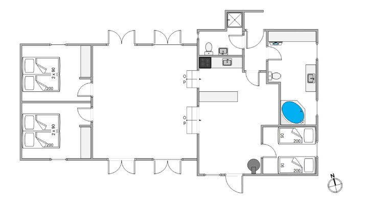 Ferienhaus JJ1241 in Troldedalen 11, Houvig - Bild #13