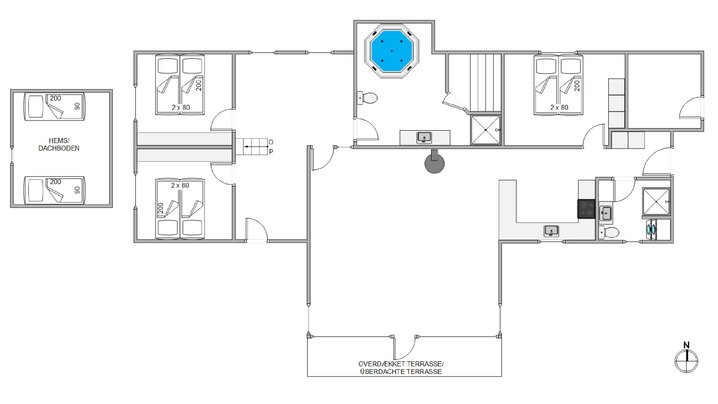 Sommerhus JW1307 på Troldedalen 12, Houvig - Billede #13