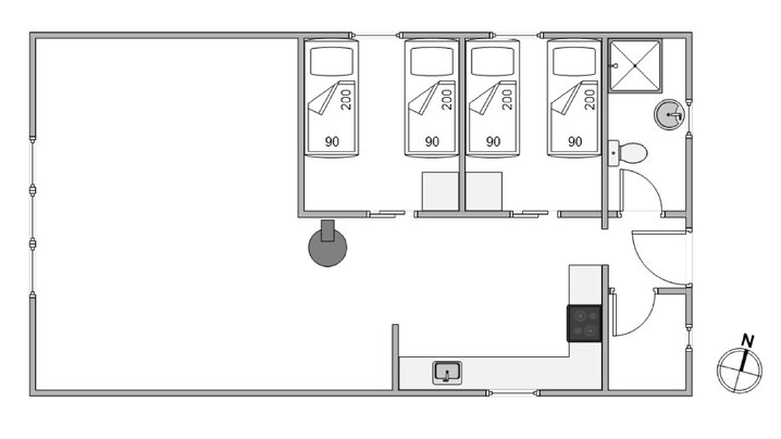 Ferienhaus JW1313 in Krylen 45, Houvig - Bild #13