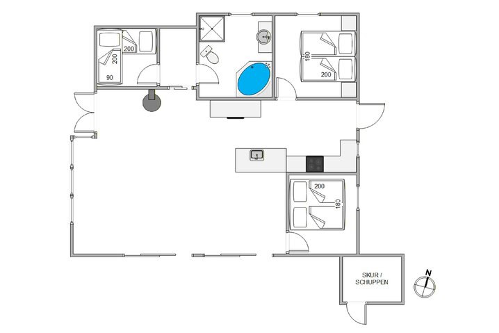 Sommerhus JW1328 på Regnspovedalen 32, Houvig - Billede #13