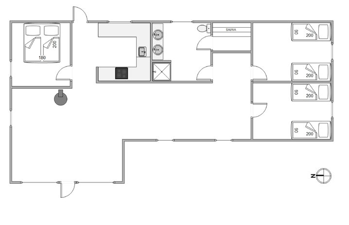 Sommerhus JW1340 på Houvig Klitvej 39, Houvig - Billede #13