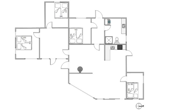 Sommerhus JW1342 på Sortebærdalen 49, Houvig - Billede #13