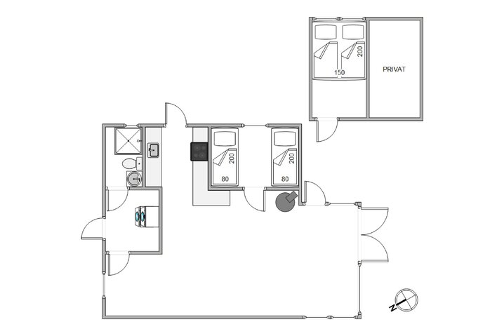 Sommerhus JW1345 på Ternedalen 31, Houvig - Billede #13