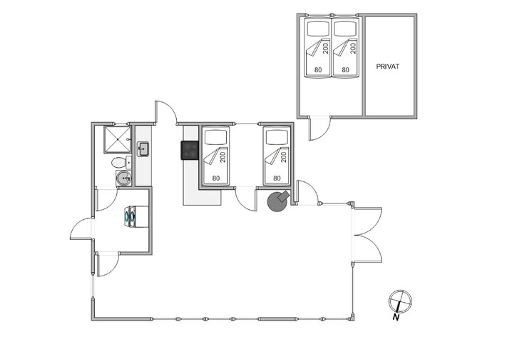 Ferienhaus JW1345 in Ternedalen 31, Houvig - Bild #13