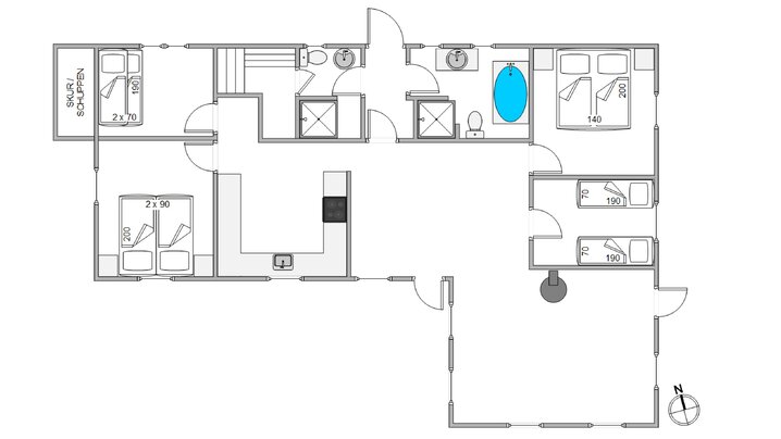 Sommerhus JW1350 på Troldedalen 19, Houvig - Billede #13