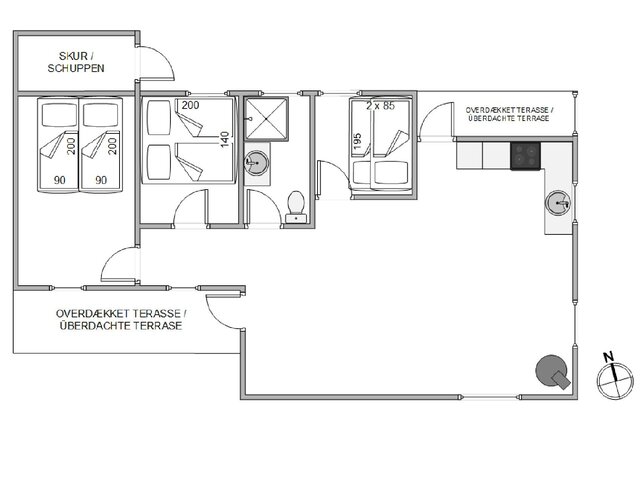 Ferienhaus JW1352 in Sortebærdalen 71, Houvig - Bild #13