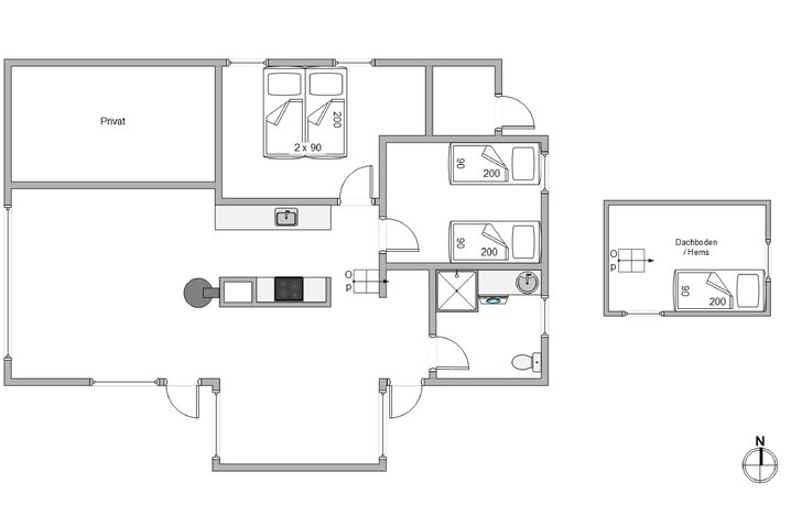 Ferienhaus K0111 in Lærkealle 1, Lodbjerg Hede - Bild #13